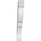 Ekena Millwork 3-in. W x 18-in. D x 24-in. H Valencia Architectural Grade PVC Knee Brace BRCP03X18X24VAL - alternate 4